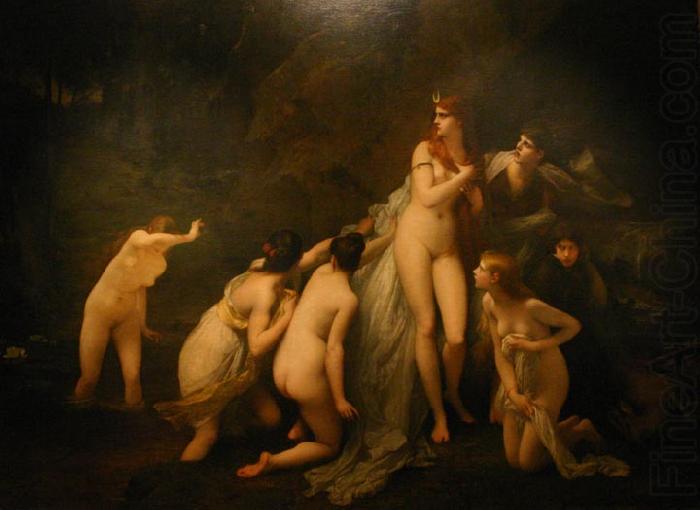 Diana Surprised, Jules Joseph Lefebvre